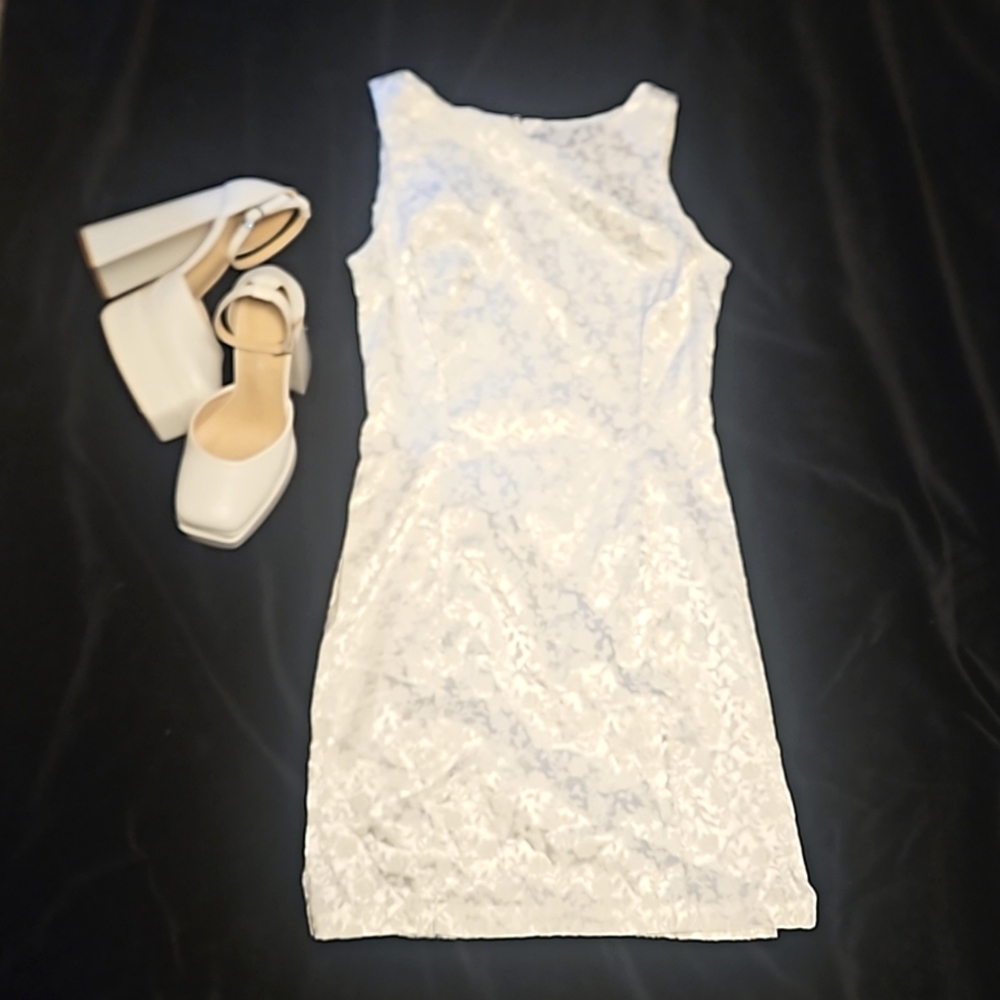 Vintage Be Smart brocade sheath dress